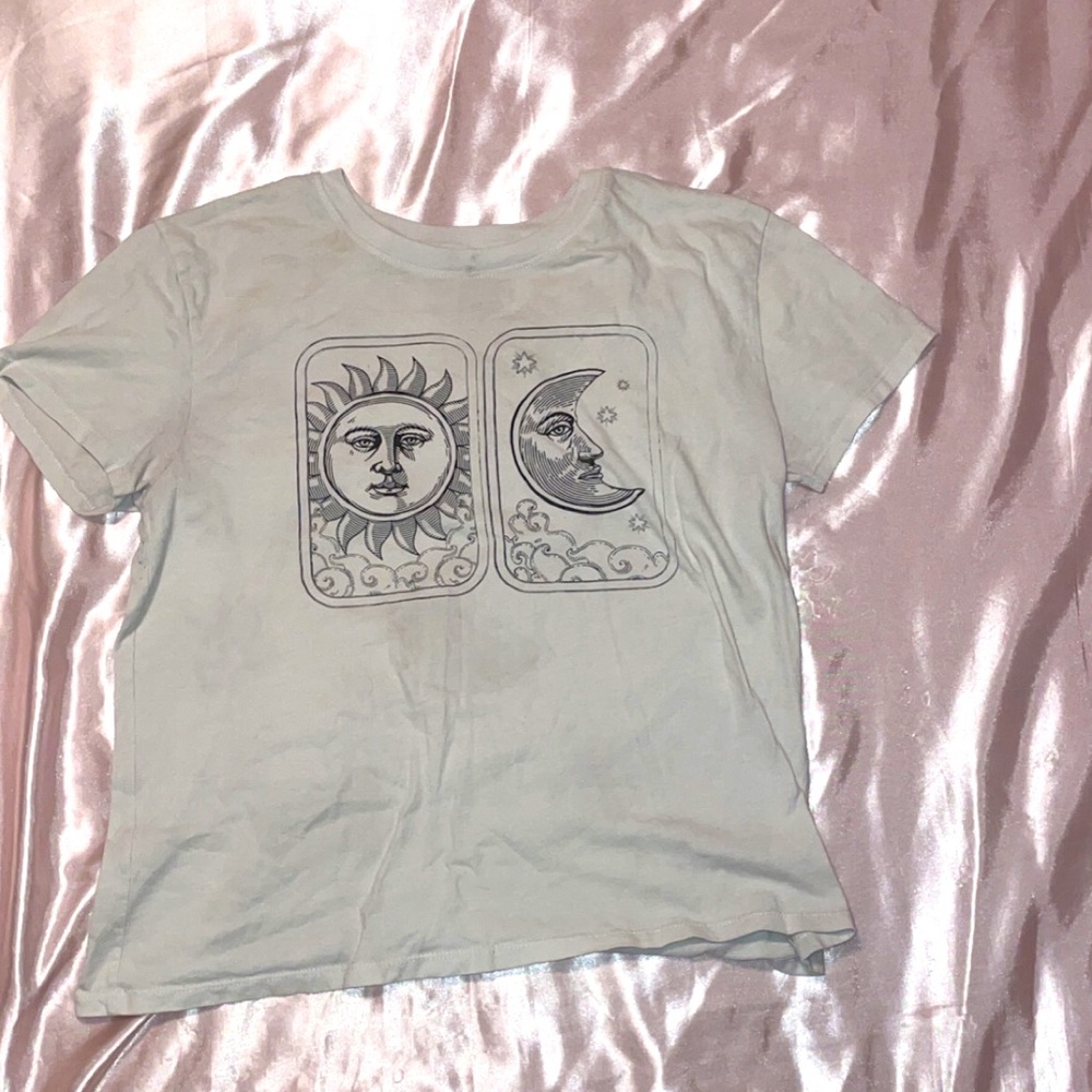 White Sun & Moon shirt
